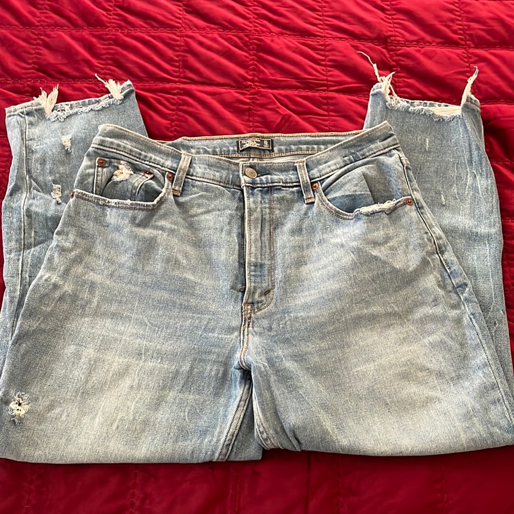 Abercrombie and Fitch jeans ultra high rise mom Jean